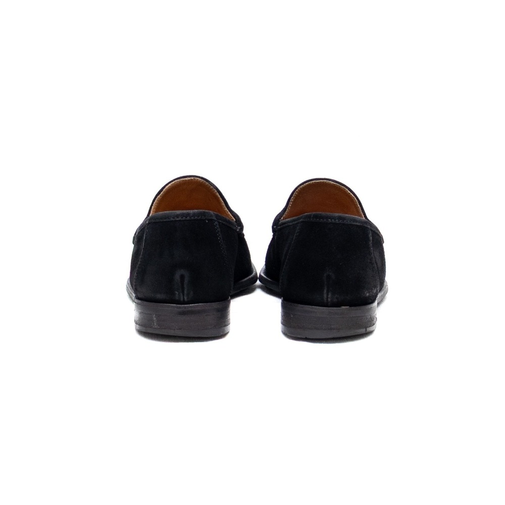 Allen Edmonds Lucca Italy Black Suede Leather Horsebit Loafer Shoe US 9 D / UK 8 - Picture 5 of 12